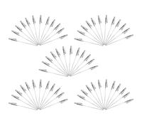 Alipis Pinces Crocodiles en Fil Métallique 95Mm - Lot de 60 Pinces Crocodiles pour Photos Affiches et Maquettes - Accessoires Créatifs et Bureau pour Maintien Solide et Usage Polyvalent