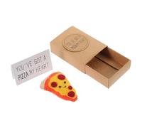 Alipis Pizza Toy Box Coffret de Pizza Miniature pour Amis pour Festivals Amical Élégant