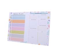 Alipis Planificateur de Repas Magnétique Hebdomadaire pour Réfrigérateur B5, 52 Feuilles Détachables, Carnet de Planification de Menu avec Bloc-notes Liste de Courses, Organiseur Mural