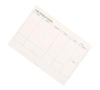 Alipis Planificateur D'entreprise Blanc en Papier Simple Fonction Marquage Date et Prise de Notes, pour Salle D'étude et Organisation Quotidienne