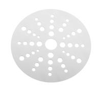 Alipis Plaque Adaptation à Induction Ronde Acier Inoxydable Plaque Conductrice Pour Accessoire De Batterie De Cuisine