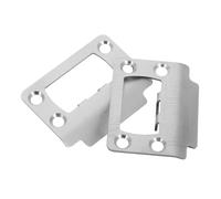 Alipis Plaque De Gâche De Porte Acier Inoxydable Rallonge De Gâche Plaque De Renfort Remplacement pour Pêne Dormant Intérieur Et Extérieur