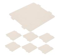 Alipis Plaque de Mica Isolante pour Micro-Ondes Lot de 10 Couvercles Anti-Graisse Accessoires Universels en Mica Protection Four Couvercle de Guide d'Ondes pour Utilisation Quotidienne