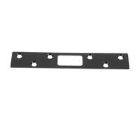 Alipis Plaque De Serrure De Porte Gâche De Blocage De Porte Gâche Renforcée Plaque De Verrouillage De Porte Gâche pour Pêne Dormant Prolongateur De Gâche De Porte Black Acier Inoxydable