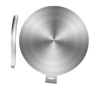 Alipis Plaque Diffusion Chaleur Inox Adaptateur Induction pour Cuisinières Gaz et Induction Conducteur de Chaleur Rapide et Uniforme Plaque Chauffante Polyvalente avec Fonction