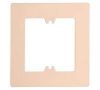 Alipis Plaque Murale de Prise Décorative 86 Type Cache Interrupteur Doré, Couverture Étendue Coussinet de Boîte, Protection Anti-poussière pour Prise Murale, Cache Mural Polyvalent