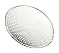Alipis Plaque Perforée Aluminium Poêle de Cuisson Ronde avec Trous pour Pâte Croustillante Plaque Pâtisserie Antiadhésive Facile à Nettoyer pour Four Domestique et Professionnel