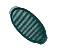 Alipis Plat de Cuisson Céramique Ovale avec Poignées Résistant Au Four pour Cuisson Maison Sushi et Pâtisserie Petit Format Vert Foncé