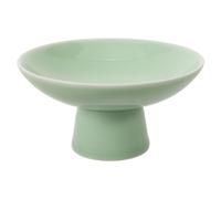 Alipis Plateau à Fruits sur Pied en céramique - Plateau à pâtisserie Haut en Porcelaine pour présenter des Amuse-Gueules et des Noix - Présentoir à Desserts Vintage, Assiette à Bonbons