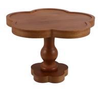 Alipis Plateau en Bois sur Pied : 19 x 18,6 x 13 cm, en Forme de Fleur, pour Bijoux, clés, Accessoires et bibelots. Petit Plateau à bibelots pour la décoration intérieure et Le Rangement de