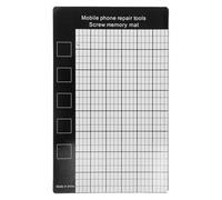 Alipis Plateau porte-vis magnétique : tapis de travail portable avec surface tableau blanc - patin de réparation pour montres et appareils électroniques - poignée pour petites vis et composants
