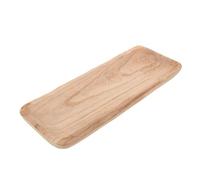 Alipis Plateau Rectangulaire Bois Massif pour Cuisine et Décor Bureau Plateau de Service Multifonction pour Apéritifs Fruits Fromages et Desserts Finition Main et Surface Lisse