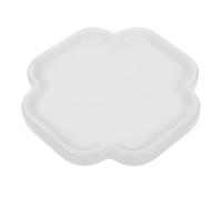 Alipis Plateau Robuste et Élégant pour Amuse-gueules de Présentation en Céramique Blanche et Petits Accessoires pour Réunions Décontractées ou Goûters Traditionnels