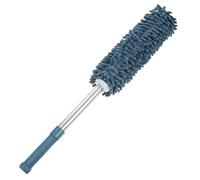Alipis Plumeau Ménager Extensible en Matériau Synthétique Bleu pour Dépoussiérage, Conception Télescopique pour Ordinateur et Plafond Intérieur, Présent Pratique pour Nouvelle Maison