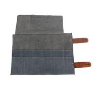 Alipis Pochette en Cuir pour Ciseaux Professionnels 12 Compartiments, Design Enroulable pour Organiser Outils de Coiffure, pour Usage en Salon de Beauté