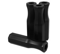 Alipis Poignées de -Foot Ergonomiques Octogonales en Plastique Noir Lot de 4 Accessoires de Jeu Faciles à Nettoyer pour Table de -Foot Multijeux