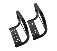 Alipis Poignées De Selle Arrière De Vélo Électrique 2 Pièces Poignée Passager Robuste Polyvalente Antidérapante pour Siège Vélo Électrique Accessoire Sécurité