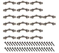Alipis Poignées de Tiroir Rétro en Alliage de Zinc Lot de 20 set de Pièces Dimensions 44 X 10 CM Poignées Décoratives pour Boîte en Bois et Placard Accessoires Vintage pour Meuble et