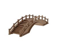 Alipis Pont en Arc Antique Ornements De Jardin en Plein Air Figurines De Pont en Arc De Jardin De Plein Air Balles des Ponts Micro Pont De Jardin Paysager Art Topiaire Mini Coffee en Bois