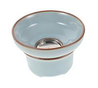 Alipis Porcelain Tea Infuser Set Fine Mesh Ceramic Tea Strainer Filter Home Office Daily Use