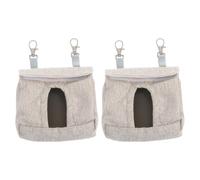 Alipis Porte-Cochon Paquet Suspendus pour Alimentation Pratique en Tissu Robuste Pliable, Lot de 2 d'Inde des Petits Animaux Lapins et Cochons d'Inde