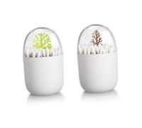 Alipis Porte-Cotons-tiges Boîte Contenant Organisateur pour Cure-Dents et Disques Démaquillants Design Simple et Élégant