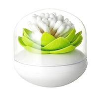Alipis Porte-cotons-tiges Lotus Organisateur De Salle De Bain Conteneur De Cotons-tiges Pour Comptoir