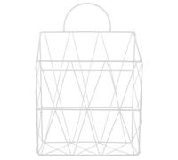Alipis Porte Revue Mural en Fer Blanc Structure Simple, Organisateur de Dossiers pour Bureau et Maison, Rangement Pratique pour Lettres et Magazines
