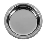 Alipis Porte-Sachet De Thé en Acier Inoxydable 2 Pièces Soucoupe Ronde 2.80 Pouces Repose-Sachets Pratique pour Maison Bar Restaurant Protection Table