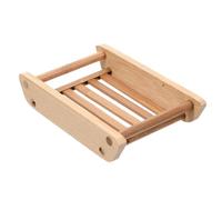 Alipis Porte-Savon en Bambou Et Bois Drainant Support Savon pour Salle De Bain Cuisine Design Bateau pour Savons Secs Et Propres