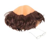 Alipis Postiche de Moine Chauve pour Hommes Légère en Latex, Accessoire Unique et Créatif pour Déguisement Halloween ou Performance Scène