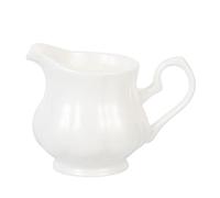Alipis Pot à Lait Céramique Blanche Classique Récipient Multifonction pour Lait Café et Sauces Pot de Stockage Porcelaine Cadeau pour Amateurs de Café et Hôtesse