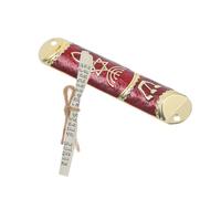 Alipis Poteau de But Porte kascher pour croyants juifs mezouza Religieuse pour mitsva de métal mezouza en métal Alliage de Zinc Rouge