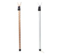 Alipis Poteaux Télescopiques Légers et Résistants Lot de 2 en Alliage D'aluminium Tiges Rétractables Faciles à Transporter pour Vêtements, pour Penderie ou Plafond