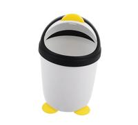 Alipis Poubelle Mini Pingouin Avec Couvercle Élégante Poubelle De Bureau Petite Pour Chambre Fille Corbeille Cuisine
