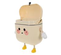 Alipis Poubelle Murale avec Couvercle pour Cuisine et Salle de Bain Bac à Compost Compact Plastique Étanche Poubelle Suspendue pour Porte Armoire ou Sous Évier Rangement Pratique pour