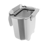 Alipis Poubelle Suspendue Bac à Déchets Muraux pour Composteur sous Évier Bac De Déchets De Compost De Cuisine RV Plimable Waste Bin Bac De Cuisine Murale Plastique Blanche