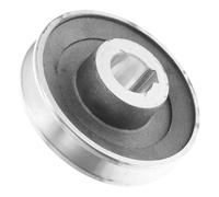 Alipis Poulie Aluminium à Rainure Unique pour Moteur Embrayage Machine à Coudre Industrielle et Compresseur Air Transmission Stable et Installation Facile