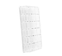Alipis Présentoir Transparent Cases pour Rouges à Lèvres Organisateur Cosmétique de Bureau Support de Rangement Multifonction pour Lèvres et Vernis et Pratique
