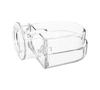 Alipis Pressure Gauge Protector Cover With Transparent Window Shock-absorbing And Square Case For Industrial And Outdoor Use