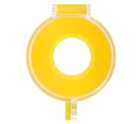 Alipis Protecteur Prévention en de D'arrêt Jaune D'urgence Bouton Résine Diamètre D'ouverture 22-42mm des Erreurs pour Interrupteurs à Bouton-poussoir pour Électriciens et Jardin