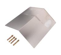 Alipis Protection Pluie Caméra Murale Acier Inoxydable Housse Anti-Pluie Transparente avec Fenêtre pour Caméras Bullet Extérieures Bouclier Résistant Aux Intempéries