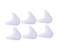 Alipis Protège-orteils en Gel Sebs Blanc Trous de Ventilation, Coussinets Réutilisables pour Orteils, 3 Paires, Protection Confortable pour Port de Talons Hauts