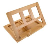 Alipis Pupitre de Musique Support de Partition Pliable en Bambou Portable Beige des Partitions pour Lecture et Installation à Domicile