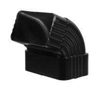 Alipis Raccord Coudé en Alliage D’Aluminium 65° pour Gouttière Pluie Connecteur Ondulé 60X80 MM Adaptateur Tube pour Installation Toiture Solide et Remplacement