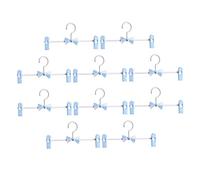 Alipis Rangez Votre Placard 10 Cintres Extensibles À Pinces Accessoires pour Jupes Cintres Non-Pantalons pour La Maison