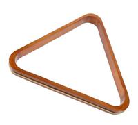 Alipis Râtelier de Billard Triangulaire en Bois de Pin Léger et Stable pour Billard de Table, Accessoire pour Organiser Les Boules sur Table de Piscine Orange