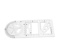 Alipis Règle Dessin Multifonctionnelle Géométrique Gabarit de Dessin Créatif pour Étudiants Artistes et Professionnels Kit Scolaire Complet pour Mesures Précises et Modèles Polyvalents