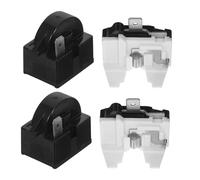 Alipis Relais de Démarrage Ptc Protecteur Thermique pour Compresseur de Réfrigérateur Lot de 2 set de sets de Pièces 1 Broche 47 Ω Protection la Surchauffe pour Congélateur Domestique