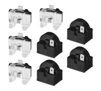 Alipis Relais de Démarreur Ptc pour Réfrigérateur 1 Pied 47 Ω Protecteur de Surcharge Kit 4 Pièces Compatible Frigo Congélateur Coffre Protection Thermique et Démarrage Compresseur